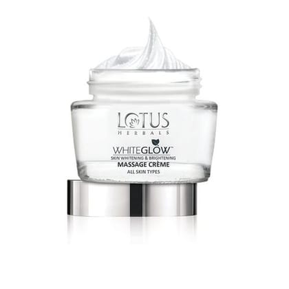 Lotus Herbals WhiteGlow Skin Whitening & Brightening Massage Cream (60gm)