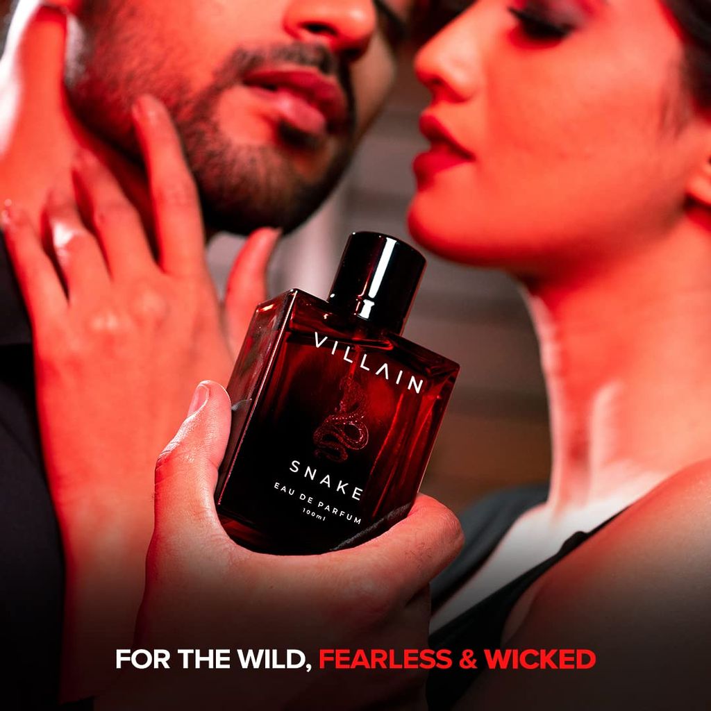 Villain Snake Perfume for Men 100ml | Ultra Long Lasting | Musk | Strong, Smoky, Sexy and Masculine| Premium EAU DE PARFUM| Best Gift for Boyfriend