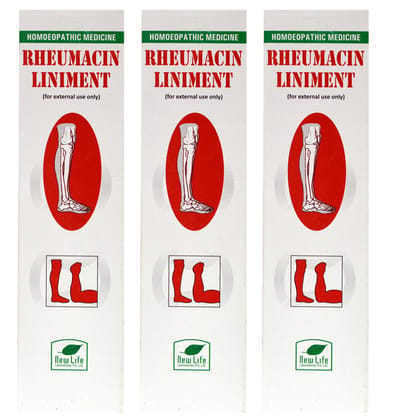 New Life Rheumacin Liniment (Oil) (50ml) pack of 3