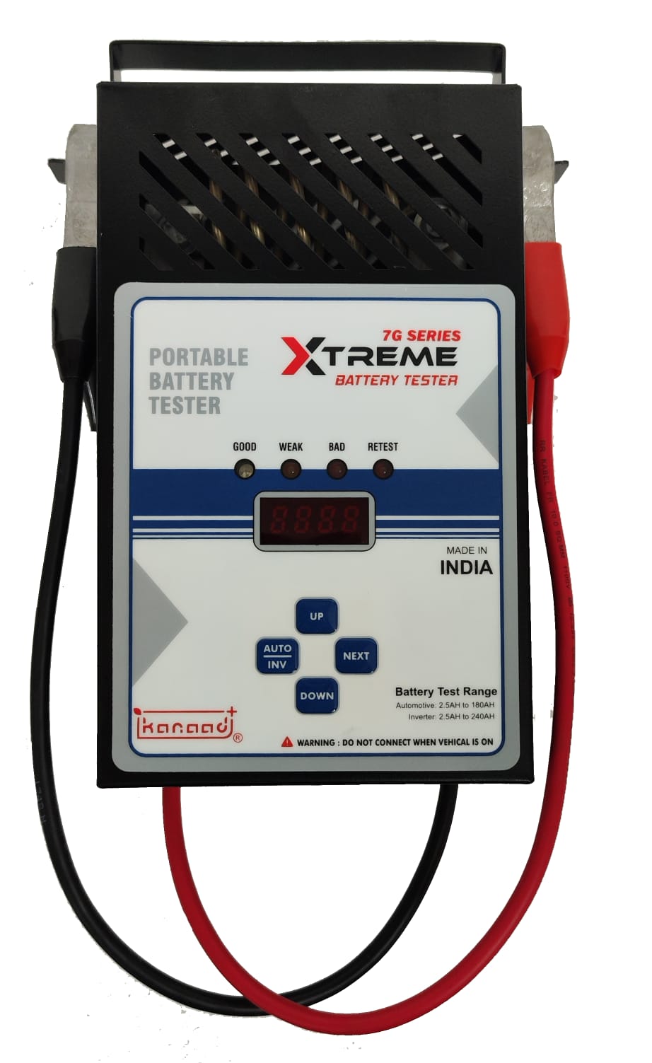 Kanaad-SBT 7G Portable Battery Load Tester for two wheeler, four wheeler and Inverter Batteries