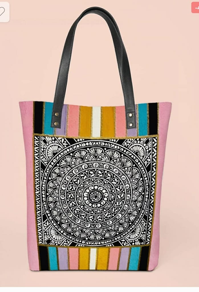 Lychee bags Printed Canvas Tote Bag - Handbags | Buy online on ZillyBuy