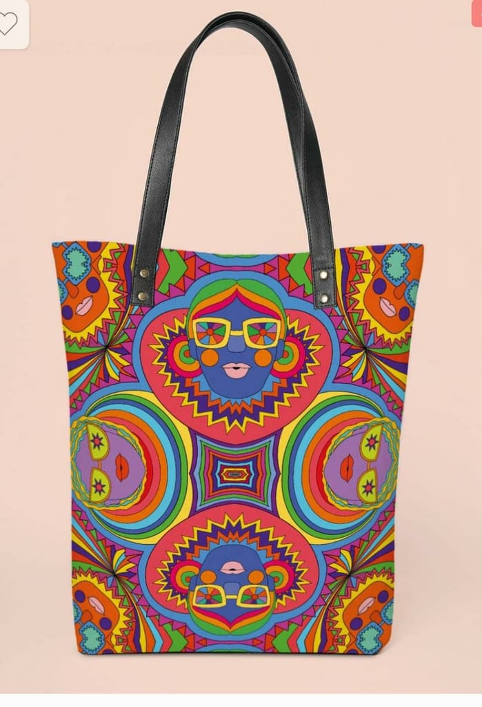Lychee bags Printed Canvas Tote Bag - Handbags | Buy online on ZillyBuy