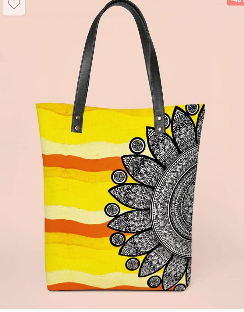 Lychee bags Printed Canvas Tote Bag - Handbags | Buy online on ZillyBuy