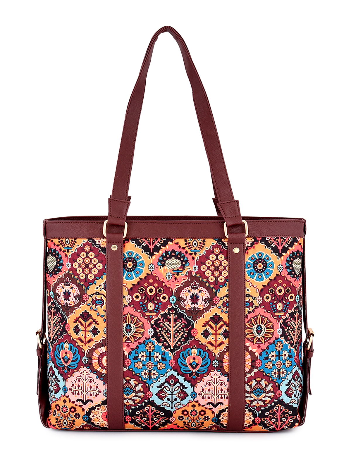 Lychee bags Women Printed Canvas Multi Tote Bag