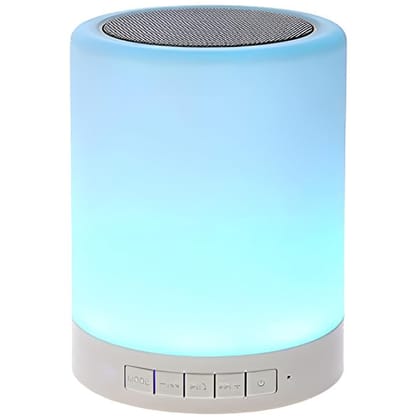 MELBON LED Touch Lamp Bluetooth, Wireless HiFi Speaker Light, Portable Rechargeable USB with SD Card Slot/AUX Input for Mobiles, Tablet, Laptop, Desktop and Mp3 Player