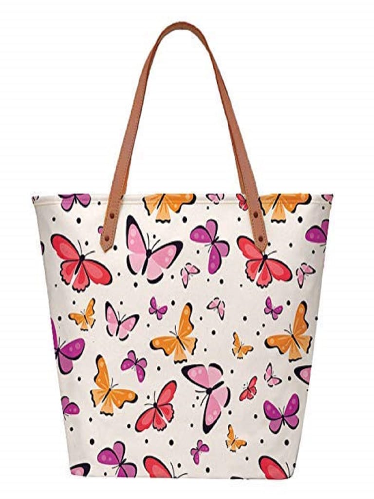 Lychee bags Women Printed Canvas Tote Bags - Handbags | Buy online on ZillyBuy