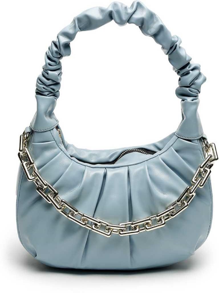Lychee bags Women Pu  Gathered Shoulder Bag - Handbags | Buy online on ZillyBuy