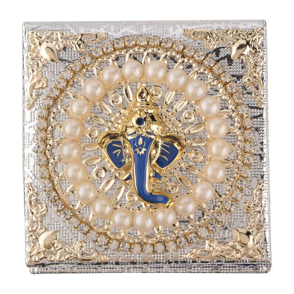 Osasbazaar Ganesh Laxmi Silver Coin Round with Designer Packing - 99% Pure BIS Hallmarked - 5 gms