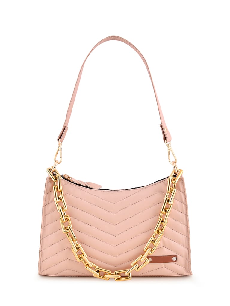 Lychee bags Women Pu Quilted Shoulder Bag - Handbags | Buy online on ZillyBuy