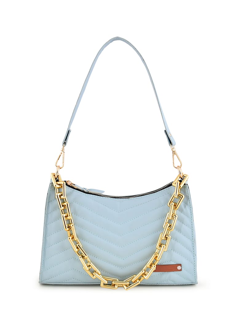 Lychee bags Women Pu Quilted Shoulder Bag - Handbags | Buy online on ZillyBuy