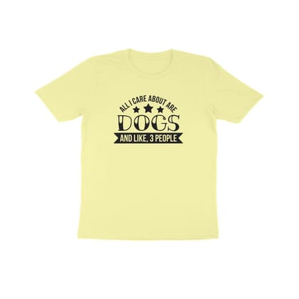 Round Neck T-Shirt (Kids) - Dogs Are My Life (10 Colours)