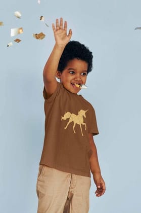 Round Neck T-Shirt (Toddlers) - Mystical Unicorn (13 Colours)