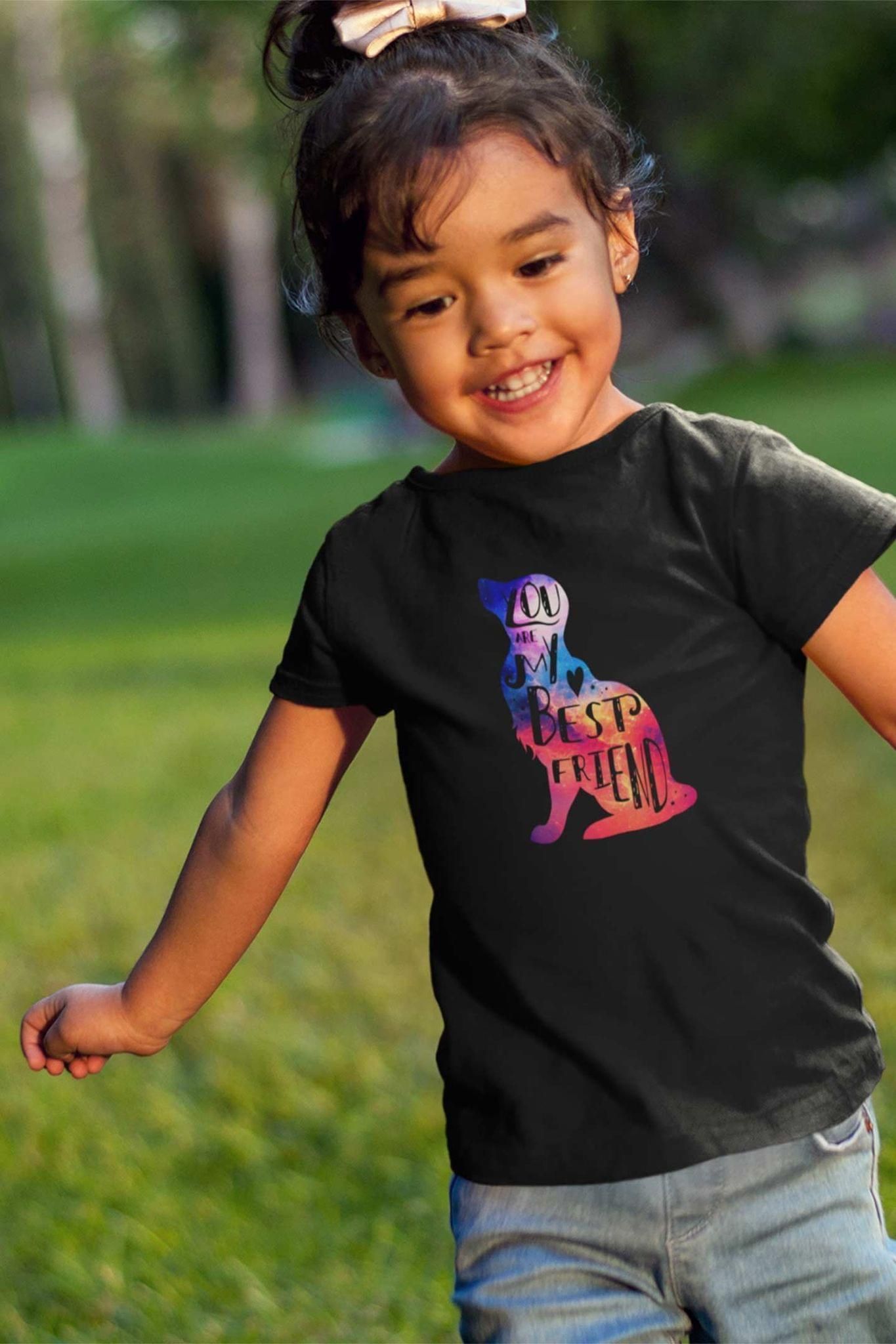 Round Neck T-Shirt (Toddlers) Best Fur-ends Forever (15 Colours)