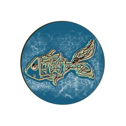 Little Tamasaba Goldfish Round Coaster