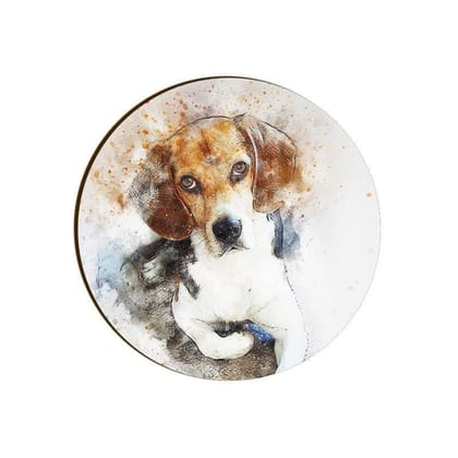 Beautiful Beagle Round Coaster