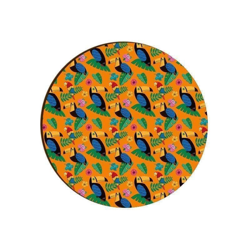 Talented Toucan Round Coaster