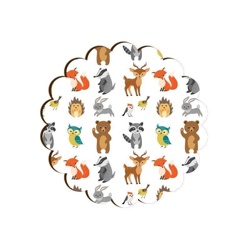 Woodland Creatures Scallop Coaster