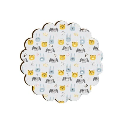 Animal Friends Scallop Coaster
