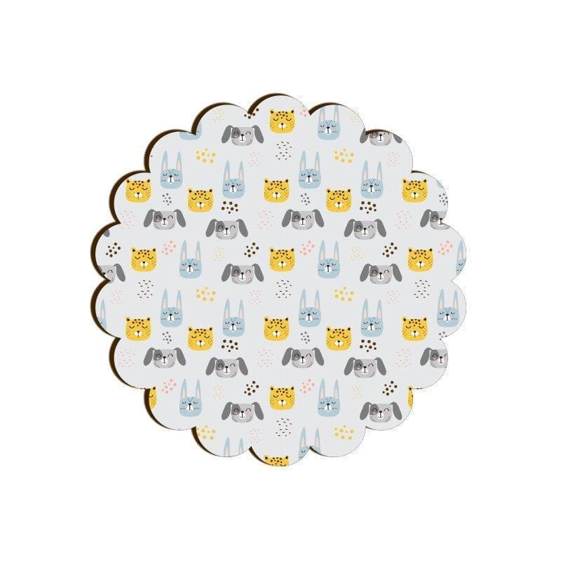 Animal Friends Scallop Coaster