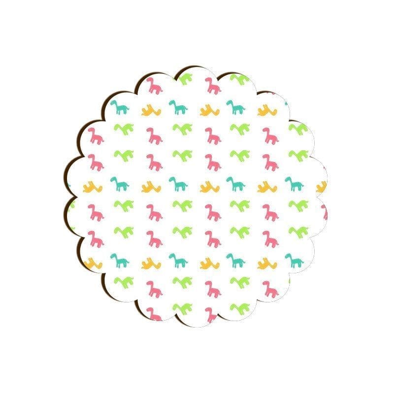 Dino Be Mine-O Scallop Coaster