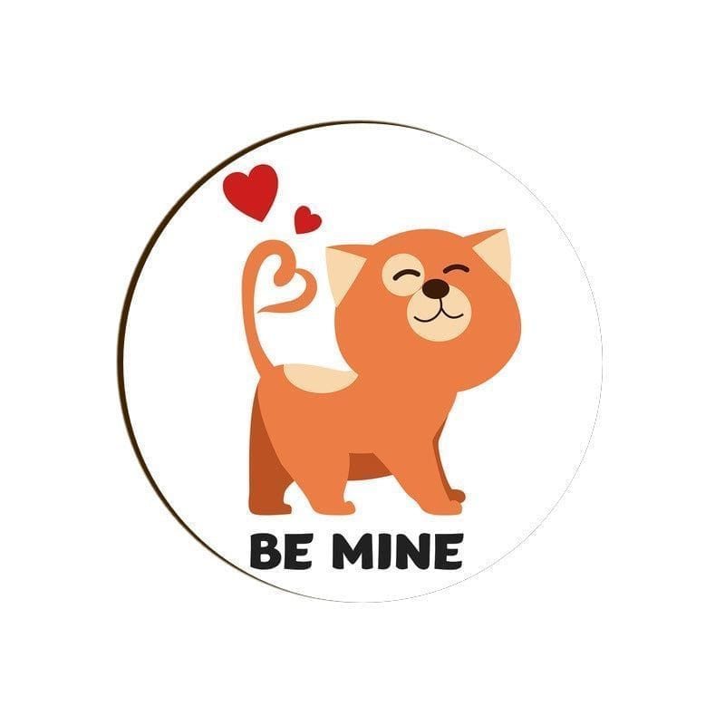 Be Mine Valentine Round Coaster