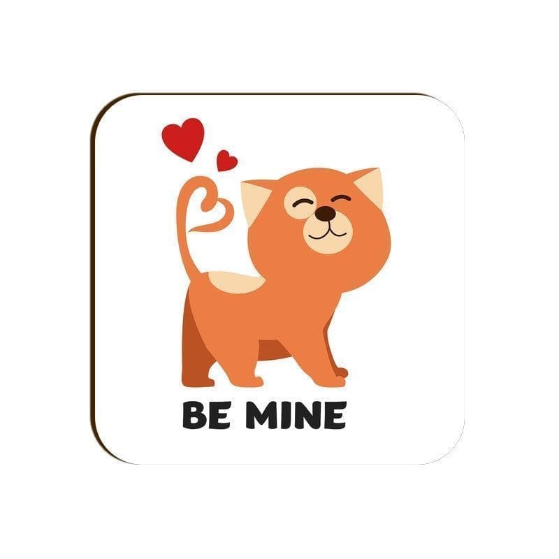 Be Mine Valentine Square Coaster
