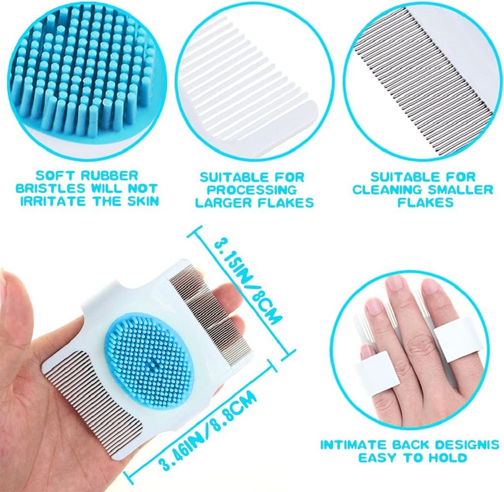 Q D Baby Scalp Shampoo Brush Hair Comb LICE NIT Silicon Scalp Massager Wet Dry Hair for Baby Girl and BOY