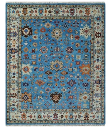 The Carpet Collective Hand Knotted Turkish Oushak Carpets, 100% Wool Rugs All Size