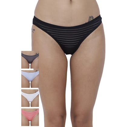 BASIICS by La Intimo Women's Travieso Naughty Brief Panty (Pack of 5)