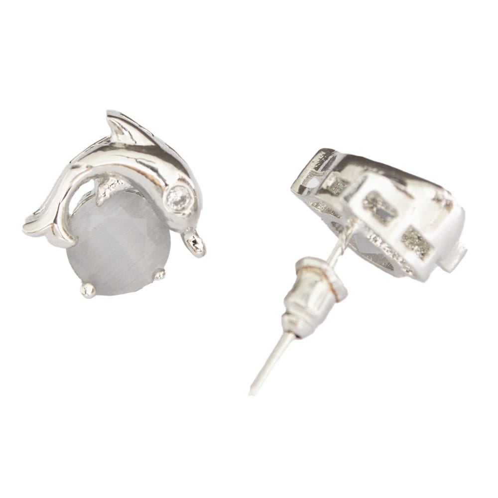 Dolphin shape trendy ear stud for girl & women