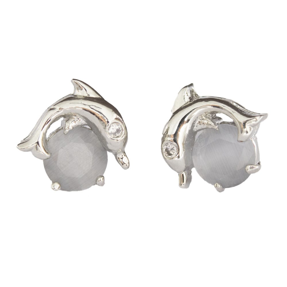 Dolphin shape trendy ear stud for girl & women