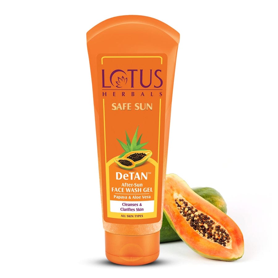 Lotus herbals Safe Sun DeTAN Face Wash Gel (100 gm)