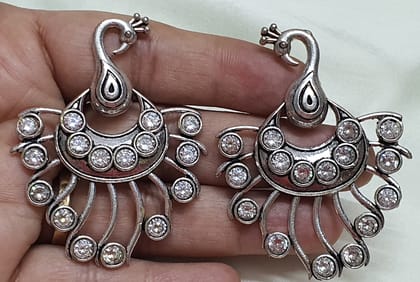 Glamvila German Silver Earring