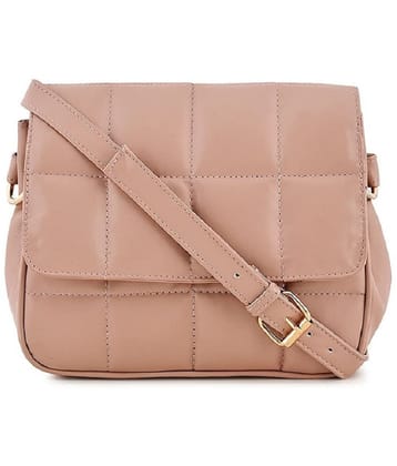 Lychee Bags Women Pu Quilted Sling Bag