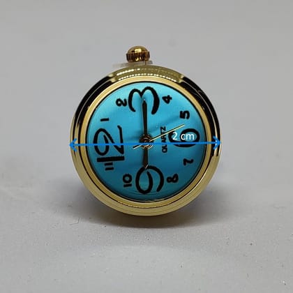 YAKH Chic Designer Gold Ring Watch