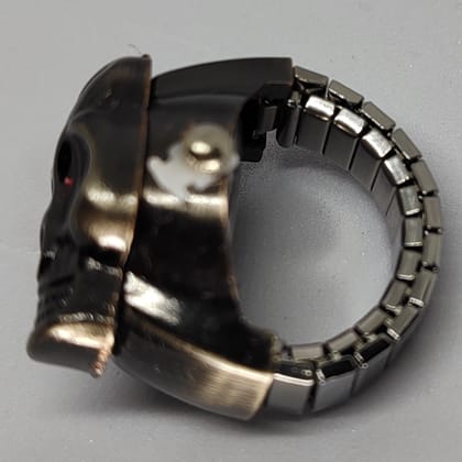 YAKH Skull (Black Eyes) Ring Watch