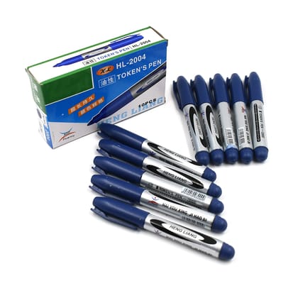 URBAN CREW 10PC BLUE MARKER AND PEN USED IN STUDIES AND TEACHING WHITE BOARDS IN SCHOOLS AND INSTITUTES FOR STUDENTS.