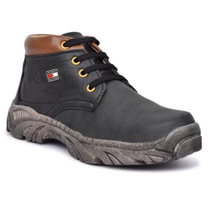 KingKarlos  Men Casual Boots ( Black)