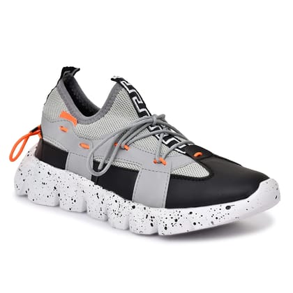 KingKarlos Sneakers for Men ( Black & Grey)
