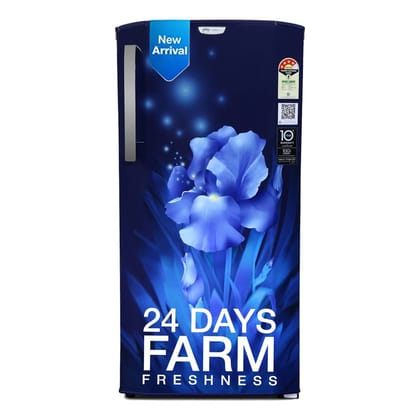Godrej 180 L 4 Star Turbo Cooling Technology, With 24 Days Farm Freshness Direct Cool Single Door Refrigerator (RD EDGENEO 207D THF AQ BL, Aqua Blue)