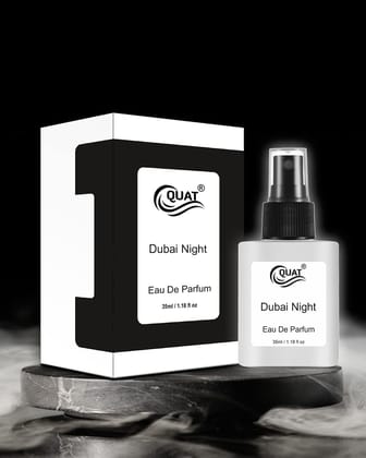 QUAT Dubai Night Eau De Parfum - Premium Long Lasting Fragrance Spray Perfume - 35 ml (For Men & Women)