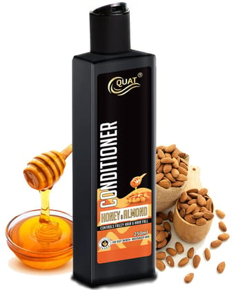 QUAT Honey Almond Conditioner, Nourishes, Repair & Shine, For Long and Lifeless Hair, Dream Lengths (250ml)