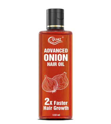 QUAT Advanced Onion Hair Oil for 2x faster hair growth Hair Oil (110 ml)
