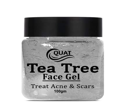 Quat Tea Tree Face Gel Treat Acne & Scars Face Gel for Glowing Skin,Oily Skin,Women,Men (100gm)