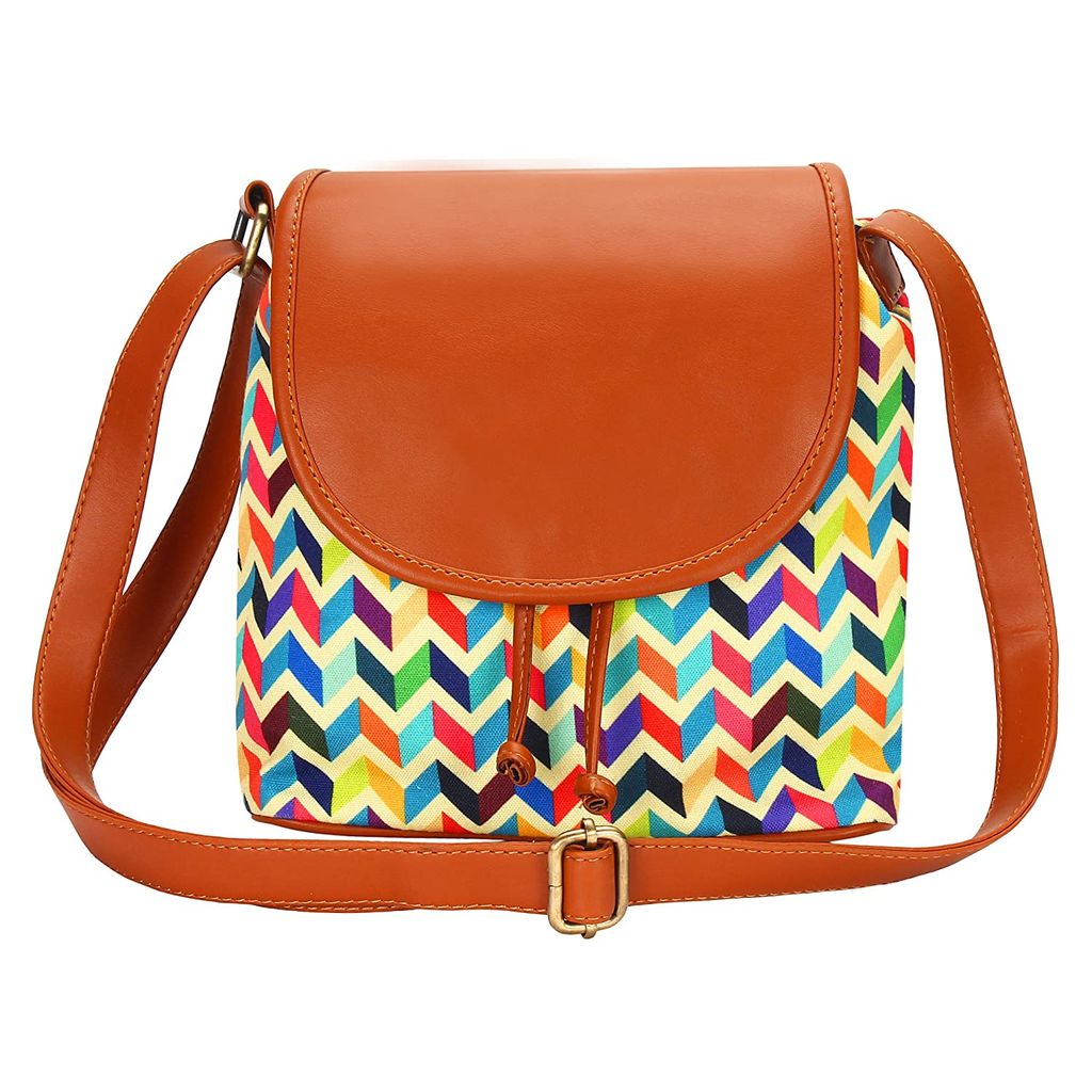 Lychee bags Women Canvas/PU Amie Sling Bag for Girls - Handbags | Buy online on ZillyBuy