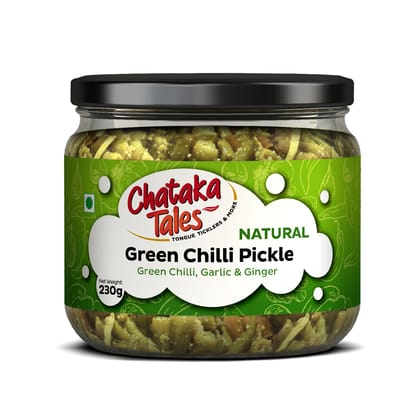 Chataka Tales Natural Green Chilli Pickle