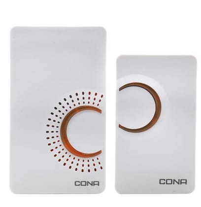 CONA Wireless Remote Door Bell (White)