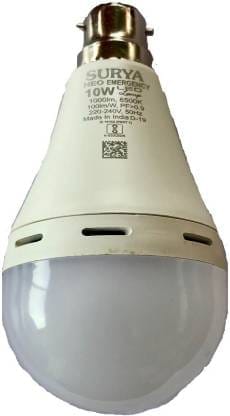 SURYA EMERGENCY LED LAMP 10W B22 COOL WHITE 4 hrs Bulb Emergency Light  (White)