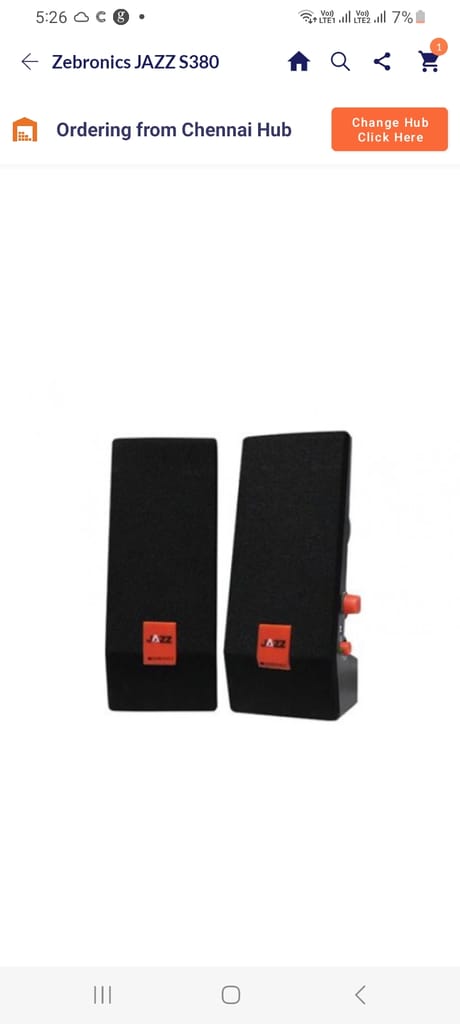 ZEBRONICS JAZZ 380 MULTIMEDIA SPEAKERS