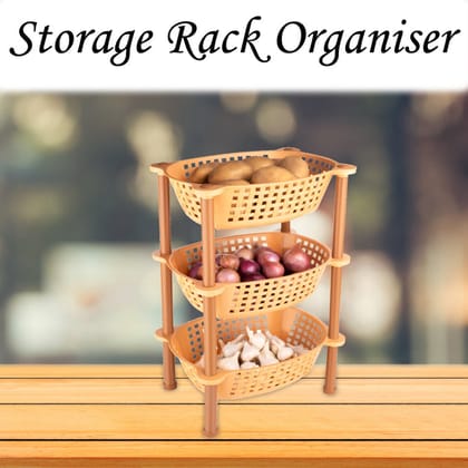 MULTIPURPOSE PLASTIC STORAGE RACK ORGANISER